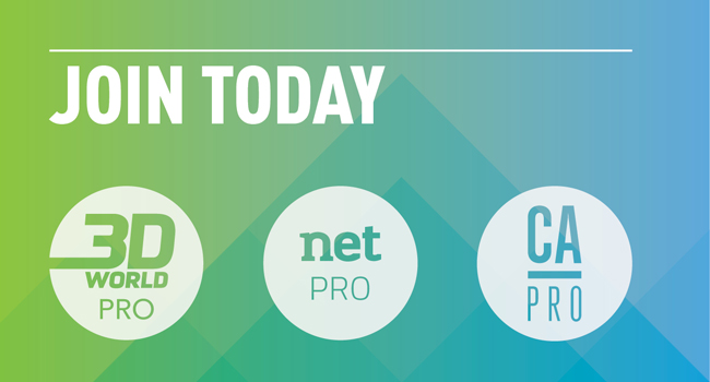 Join today - 3D World Pro, Net Pro, CA Pro